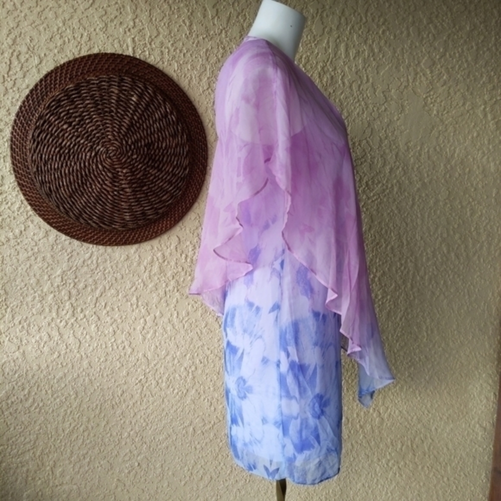 Addison flutter razer back layered dress - Picture 3 of 4